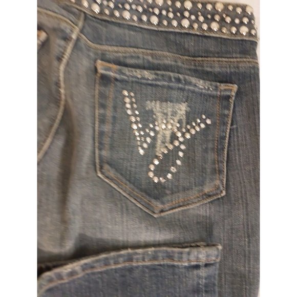BEBE CHELSEA STD WASTBND P7 SIZE 27 JEANS $198 VALUE - Picture 10 of 11